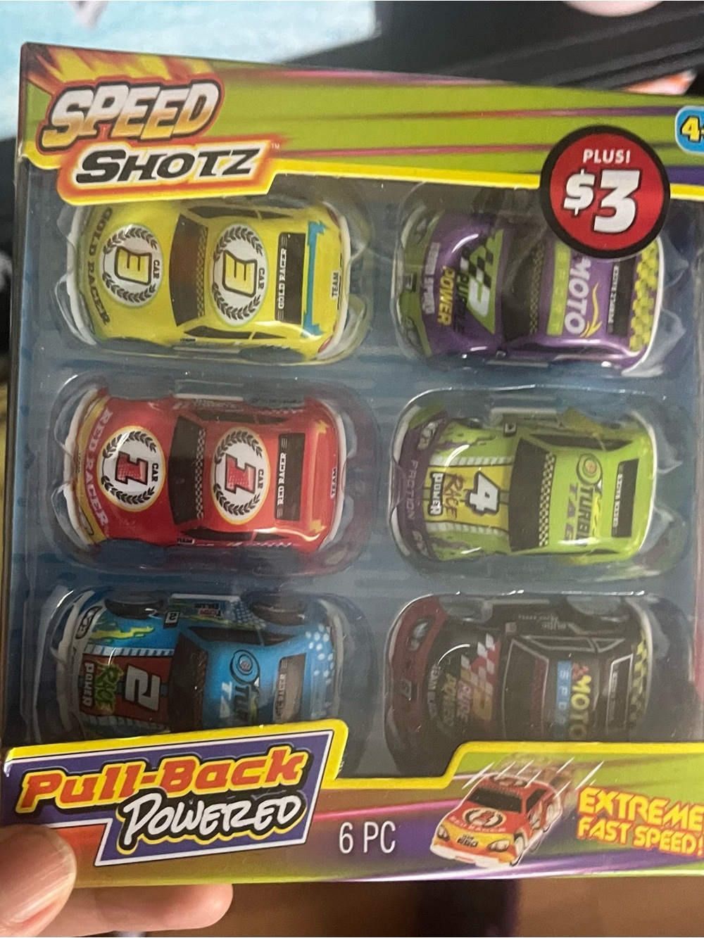 Speed Shotz Pull-Back Track Racer 6-piece